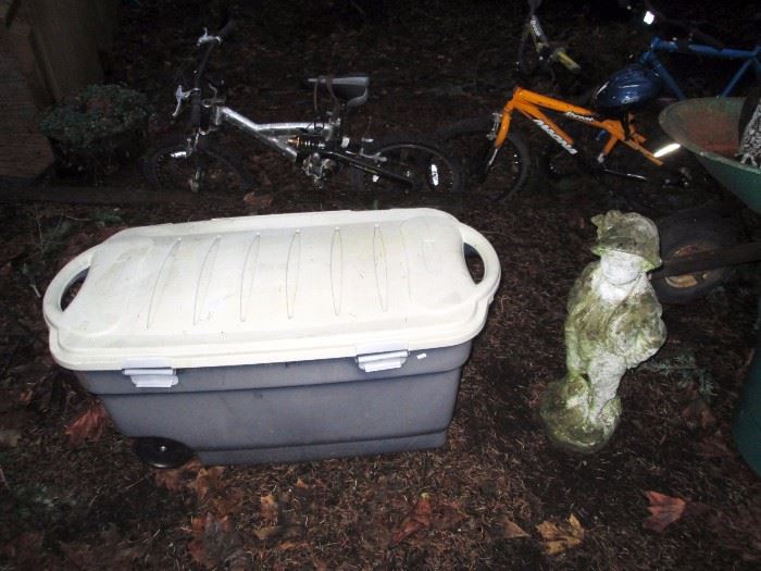 OutSide: Storage Bin, Cement Boy