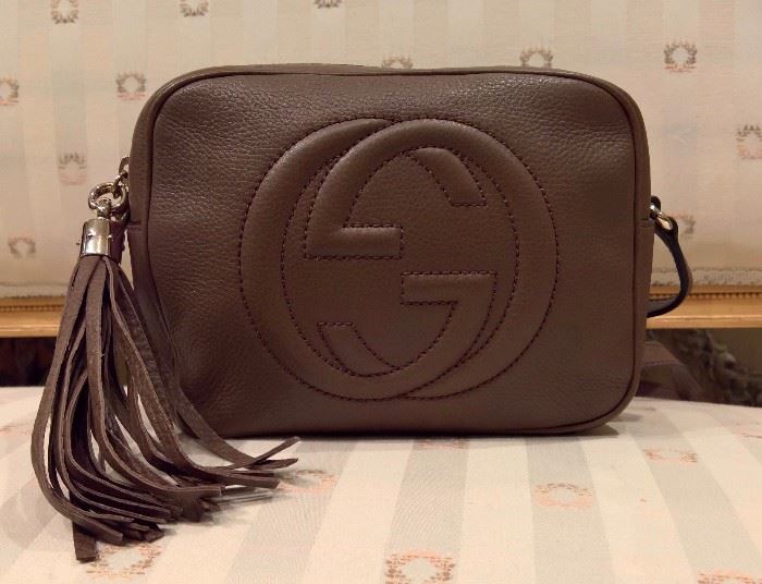 3V  - Gucci Soho Disco Brown Leather Bag   