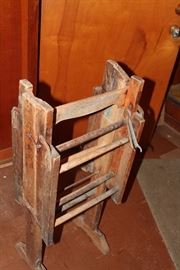 Vintage Folding Bench Wringer