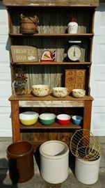 PYREX, SCALES, CROCKS, CHURN