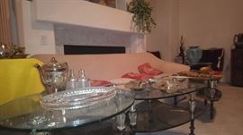 Unique glass furniture pieces make excellent conversation starters