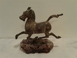 Flying Horse Swallow Antique Bronze
