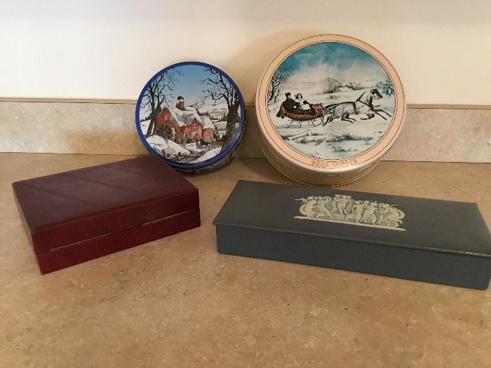  Group of 4 Misc. Boxes & Tins  http://www.ctonlineauctions.com/detail.asp?id=656931