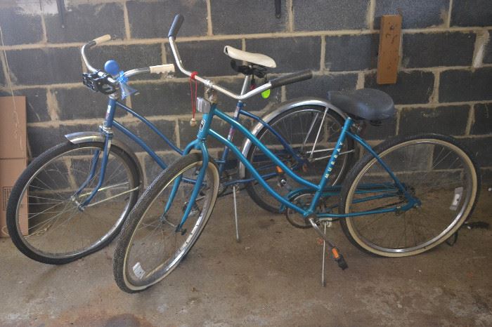 two vintage bikes