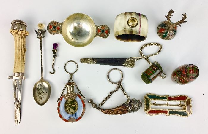 Antique Scottish Silver & Agate & other Objects