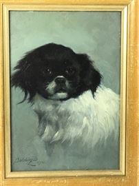 Great Dog painting C.1900