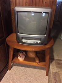 Small drop leaf table, TV/VCR
