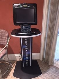 Force 2005 Megatouch E.V.D. video gaming system with stand up stand