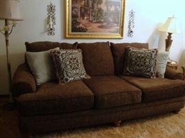 Large Brown Sofa