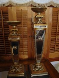 Mirrored Candelsticks