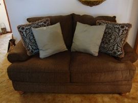 Brown Love Seat