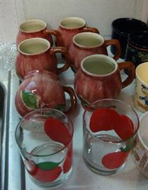 Franciscan Apple Mugs