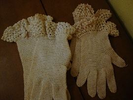Vintage Crochet Gloves
