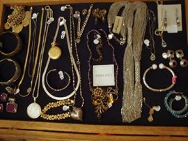 Just a small amount of the jewelry.  More I haven't seen yet.   And LOTS of Costume Jewelry.
