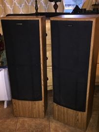 Fisher Tall Floor 3 Way Speakers  ST-9315  Fisher ST9315