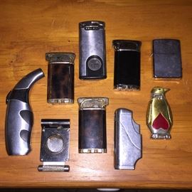 Assortment of Vintage Cigarette Lighters