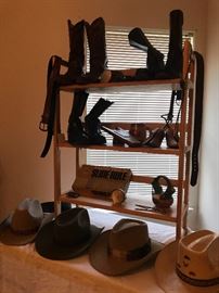 Vintage hats and boots 
