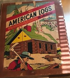 Large box 1930’s 
 American logs 