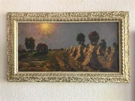 Hugh Cambell original oil on canvas board