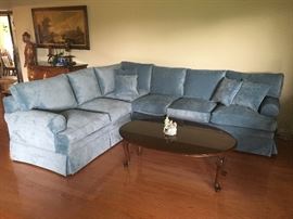 High End "Ethan Allen" Down Filled Sofa,                                           Brand New Upholstery ( Changed Upholstery Last August)