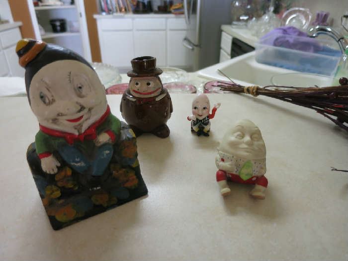 Vintage Humpty Dumpty Bank and More