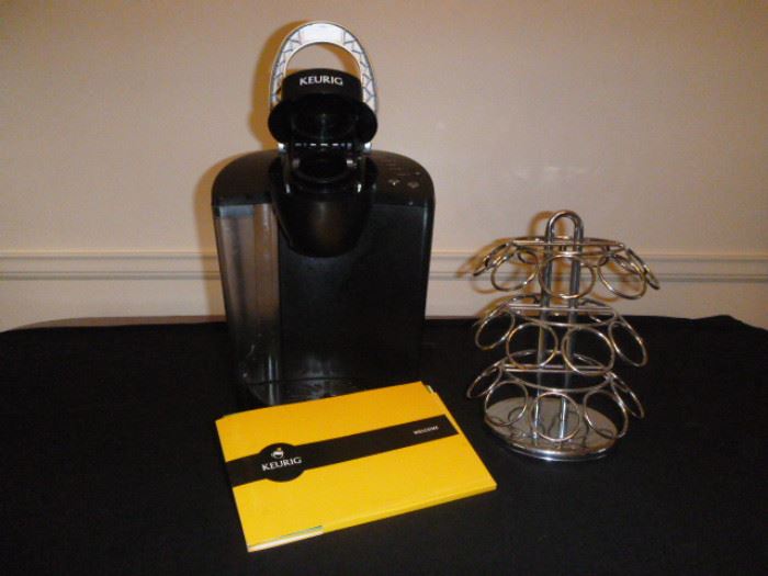  Keurig Coffee Maker and Pod Carousel  http://www.ctonlineauctions.com/detail.asp?id=652404