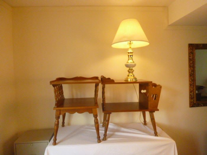  End Tables and Lamp  http://www.ctonlineauctions.com/detail.asp?id=652536