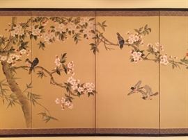 Asian wall screen - hanging
