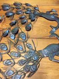 Pair of peacocks - wall decor