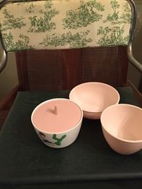 Booster chair and children dishes