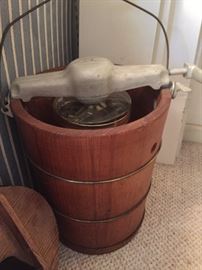 Old ice cream machine