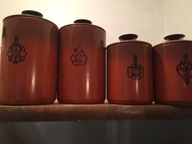 Vintage canister set