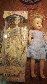 collection of dolls