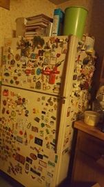 several 100 refrigerator magnets