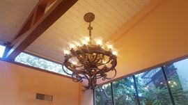 huge light fixture
