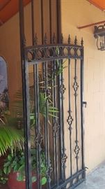 double sided wrought iron gate