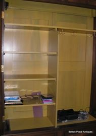 Inside of Victorian Renaissance Armoire