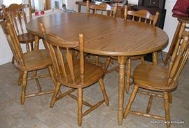 Kitchen Dining table with 6 chairs