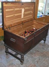 Inside of Cedar Chest