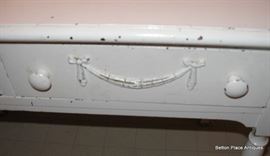 Drawer front on previous piece