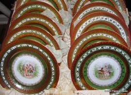 close up of Vienna Set...late 18th century