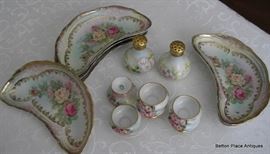 Limoges salts, salt and pepper, Bone Plates