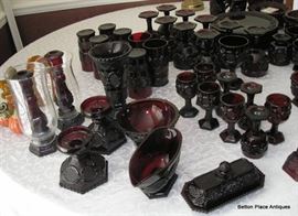 Cape Cod Avon set of Glassware, fabulous set including the large Pitcher