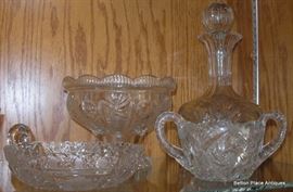 Pressed and Cut Glass