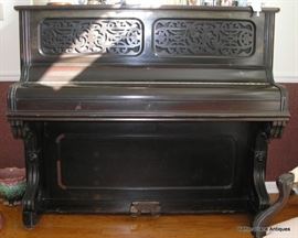 Antique Weber Piano, could be repurposed into a Bar,  57 inches wide, 26 1/2 inches deep.