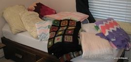 Bedspreads, throws and Crocheted items