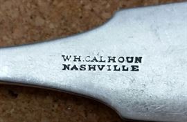 Mark on serving spoon