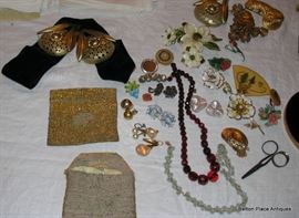 Antique purses, Costume Jewelry, and more