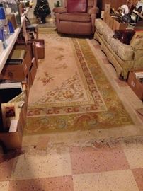 LARGE AREA RUG $50.00! EVERYTHING ELSE IN THE HOUSE $1.00 EACH, EXCEPT SOME FURNITURE PRICED $5.00 TO $10.00! PLASTIC TABLES AND SHELFS NOT FOR SALE!