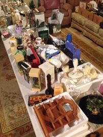 EVERYTHING ELSE IN THE HOUSE $1.00 EACH, EXCEPT SOME FURNITURE PRICED $5.00 TO $10.00! PLASTIC TABLES AND SHELFS NOT FOR SALE!